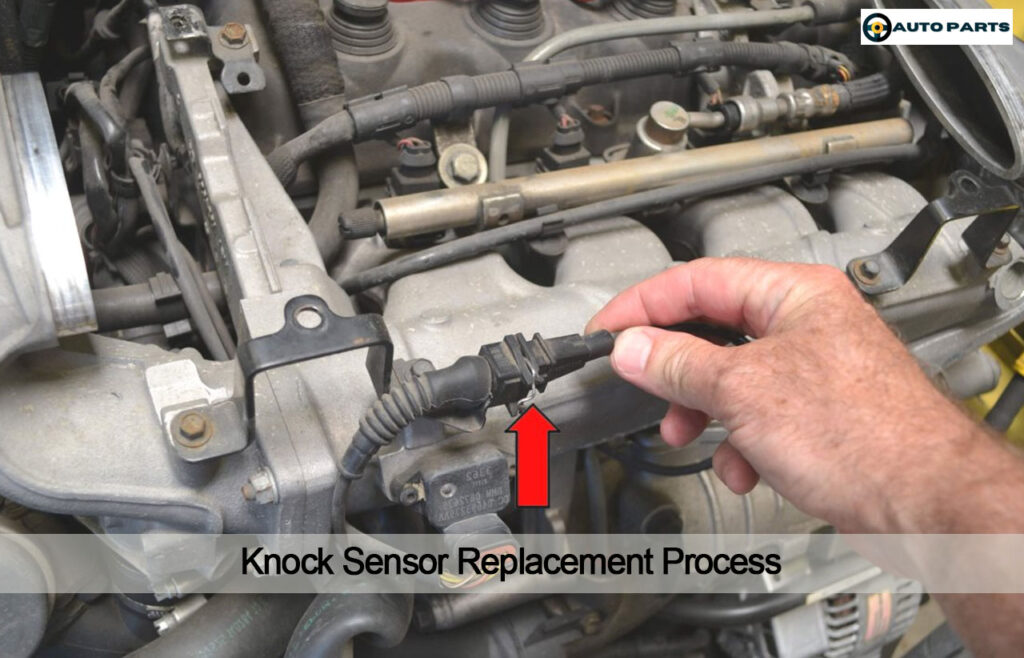 Knock sensor replacement process